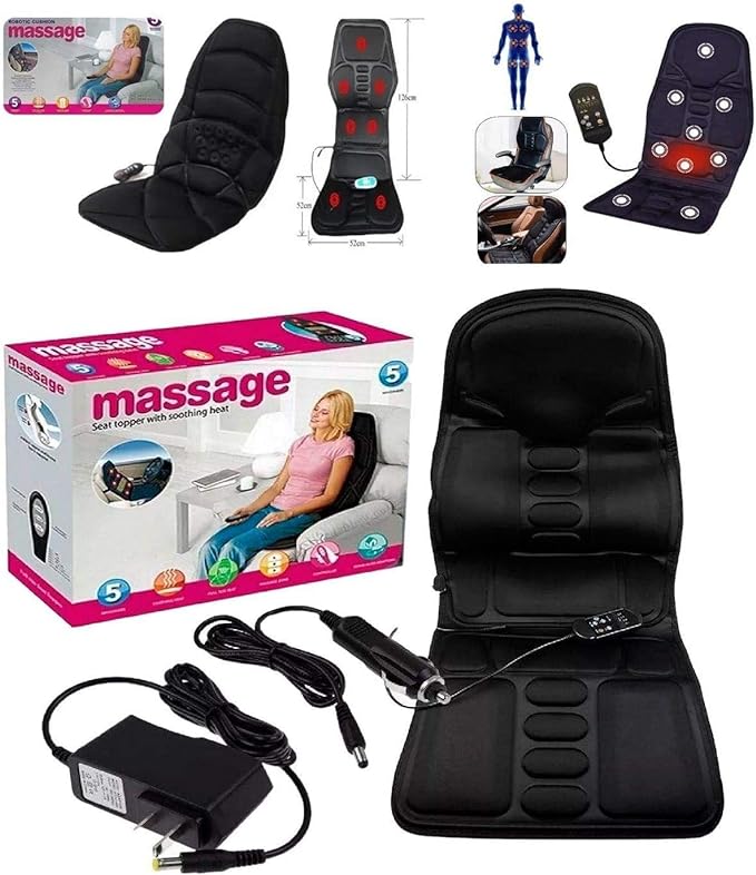 Massage Seat Topper – Full-Body Relaxation with Heat Therapy